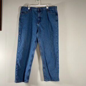 Full Blue Denim Jeans Men's 42 x 30 High Rise Blue Casual Pants